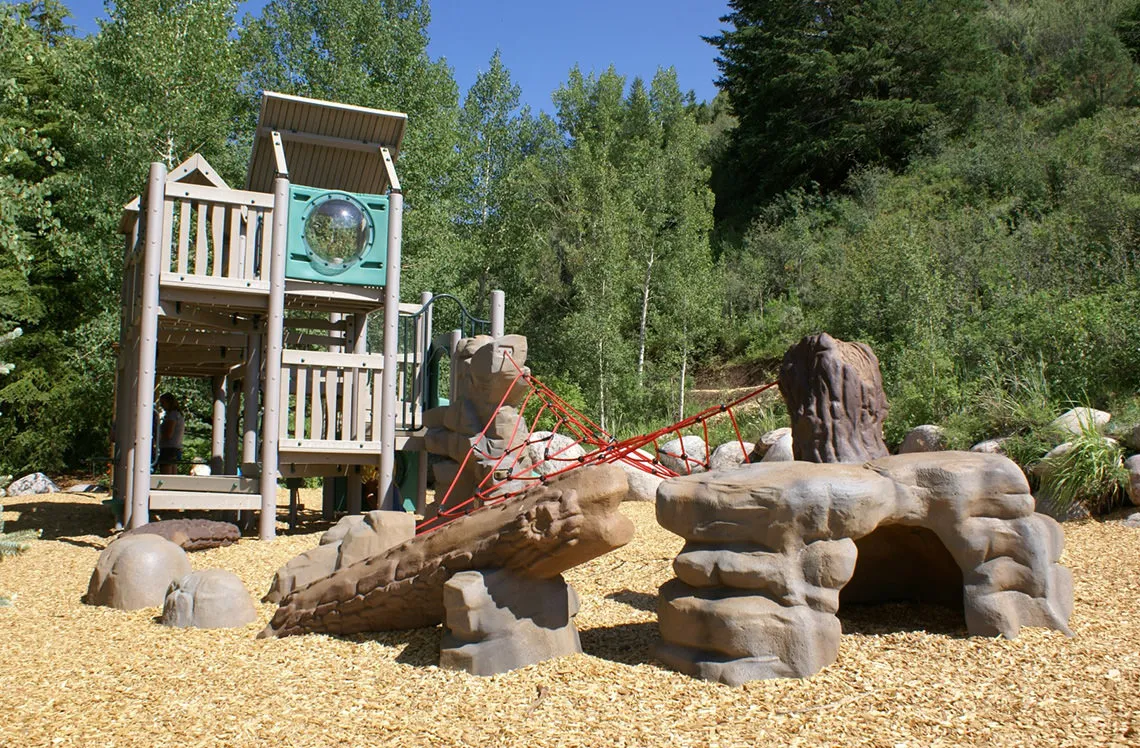 Nature inspired playground design at Arrowhead Park
